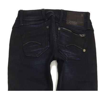 G-Star Women Navy Straight Slim Jeans W24 L31