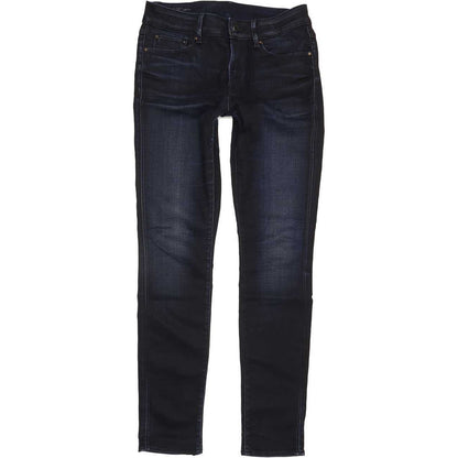 G-Star 3301 Contour High Women Navy Skinny Regular Jeans W29 L31