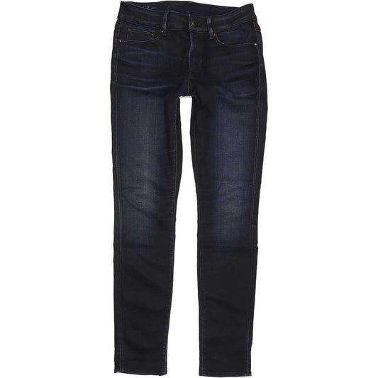G-Star 3301 Contour High Women Navy Skinny Regular Jeans W29 L31