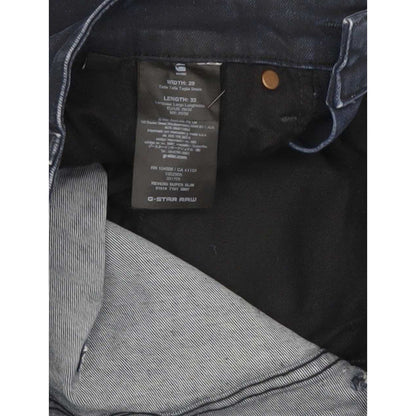 G-Star Revend Super Men Navy Straight Slim Stretch Jeans W29 L30