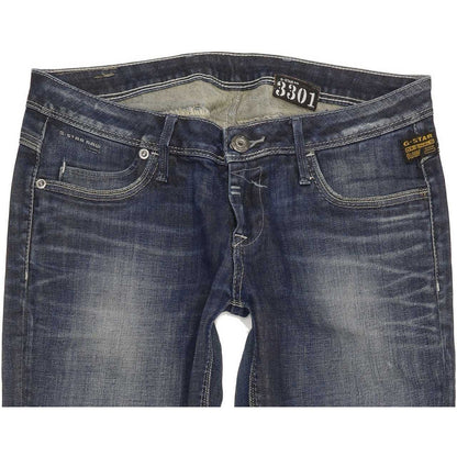 G-Star New Tag Women Blue Skinny Slim Stretch Jeans W29 L31