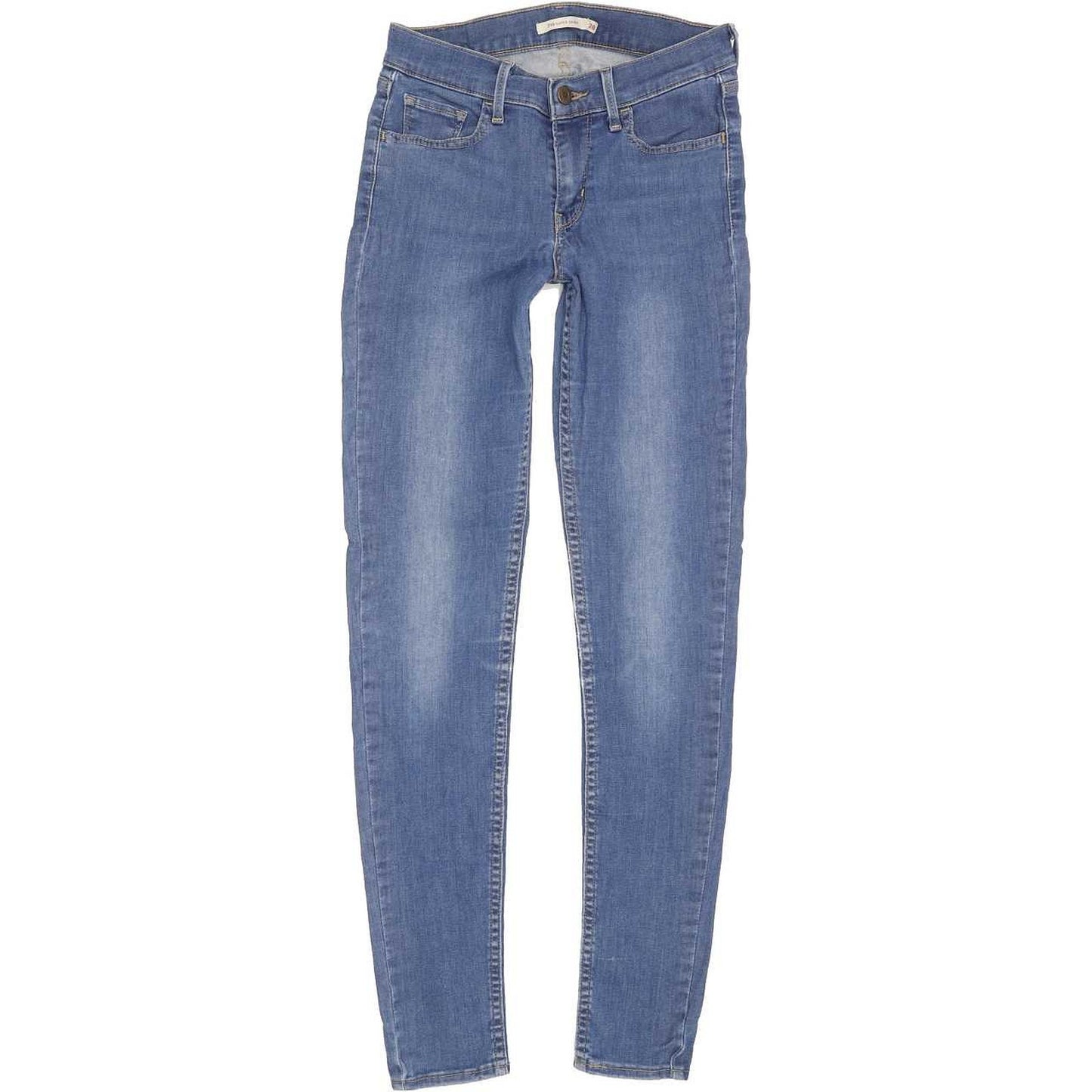 Levi's 710 Super Women Blue Skinny Slim Stretch Jeans W28 L31