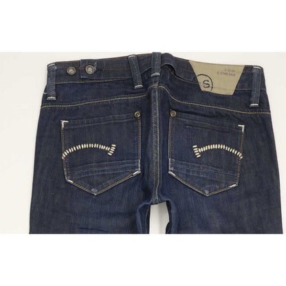 G-Star Women Blue Straight Slim Jeans W28 L31