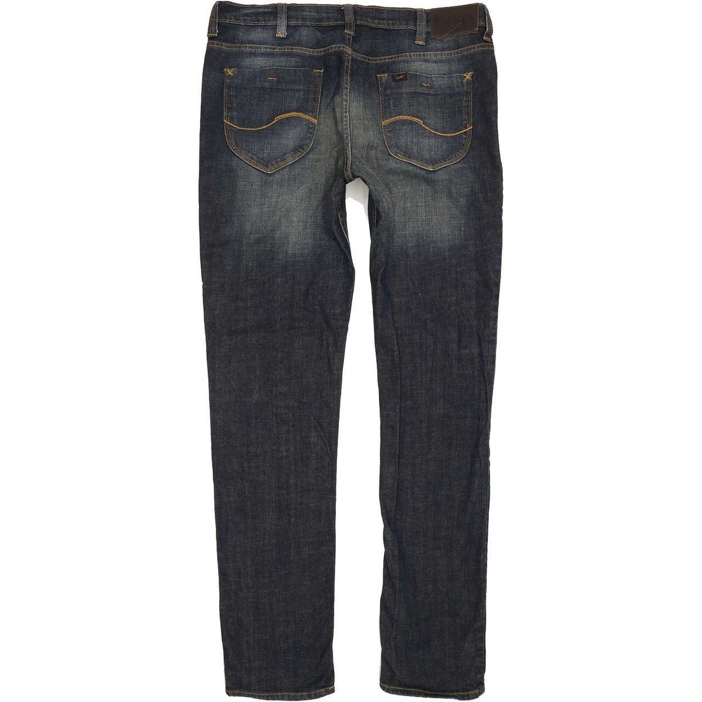 Lee Bruce Men Blue Straight Regular Jeans W36 L34