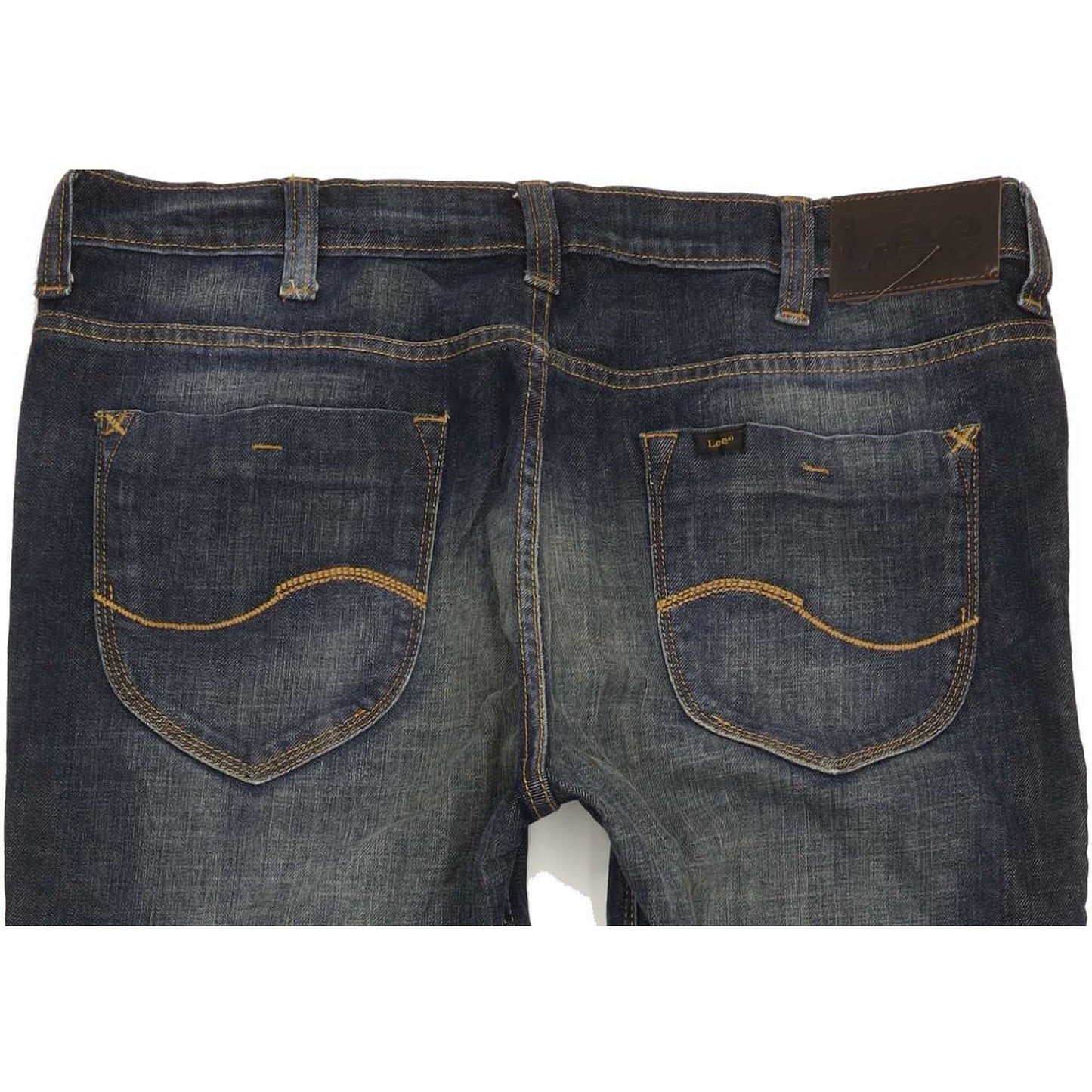 Lee Bruce Men Blue Straight Regular Jeans W36 L34