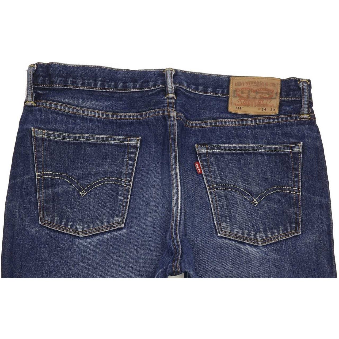Levi's 514 Men Blue Straight Slim Jeans W34 L26