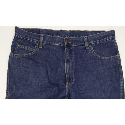 Wrangler Men Blue Straight Regular Jeans W38 L31