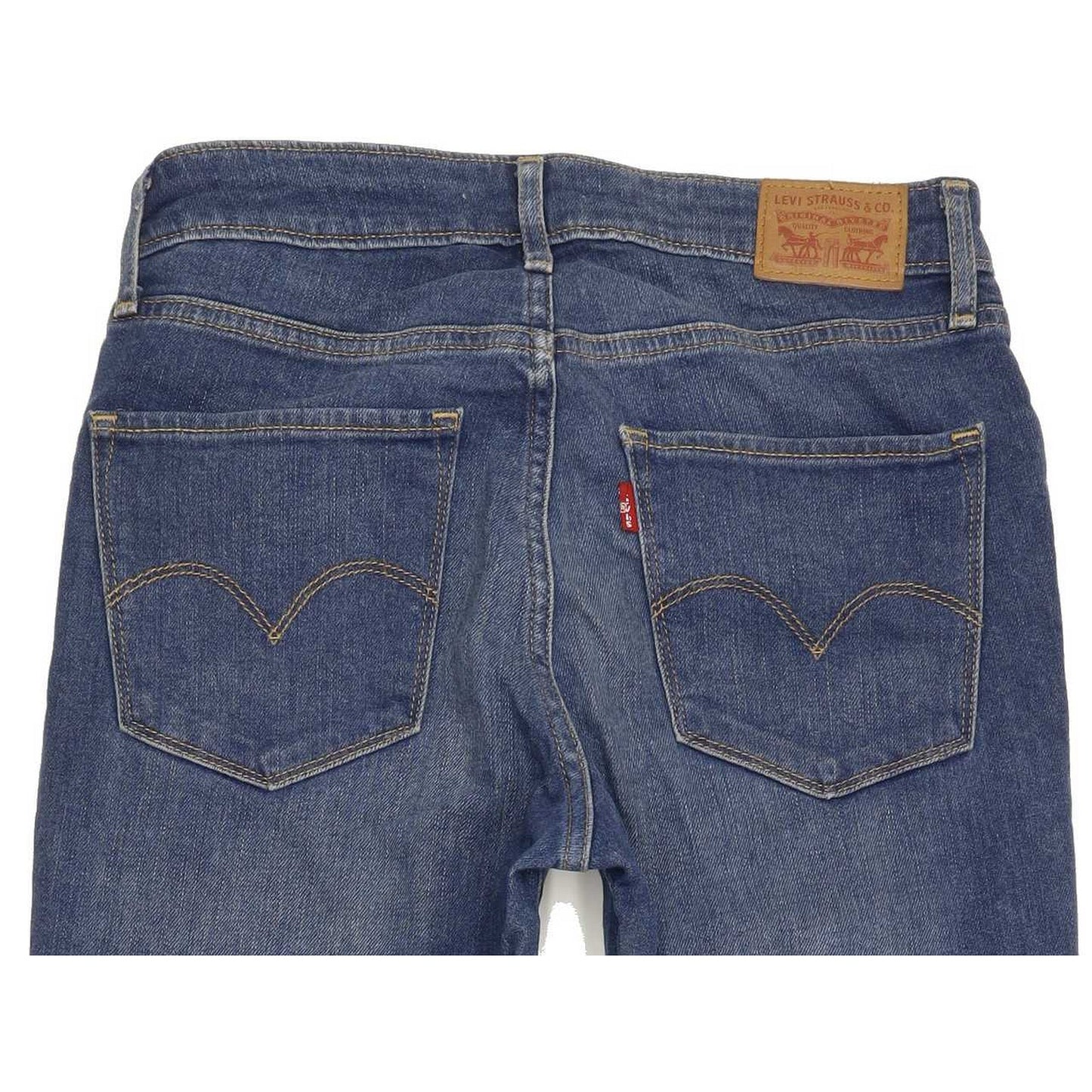 Levi's 721 High Rise Women Blue Skinny Stretch Jeans W27 L26