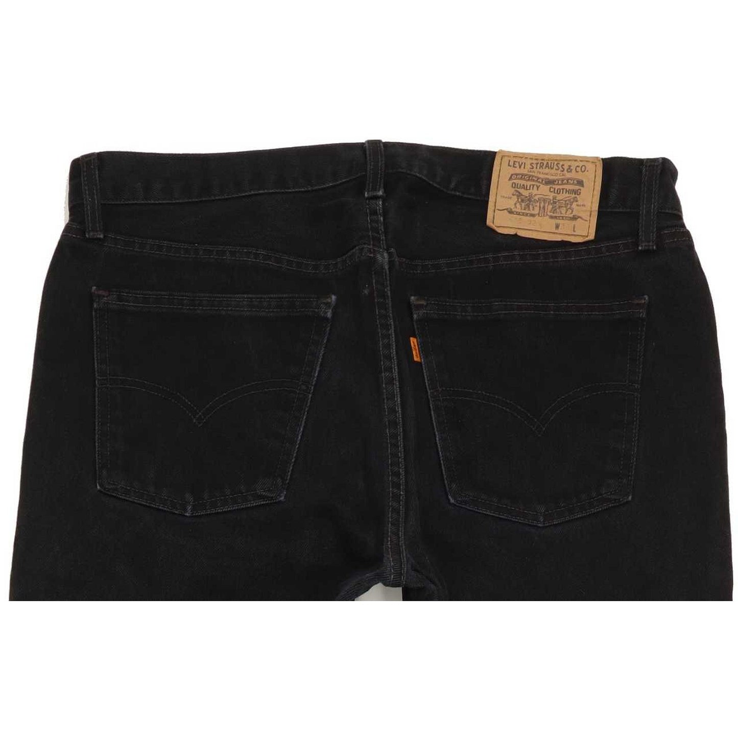 Levi's 615 Men Black Straight Regular Jeans W37 L31