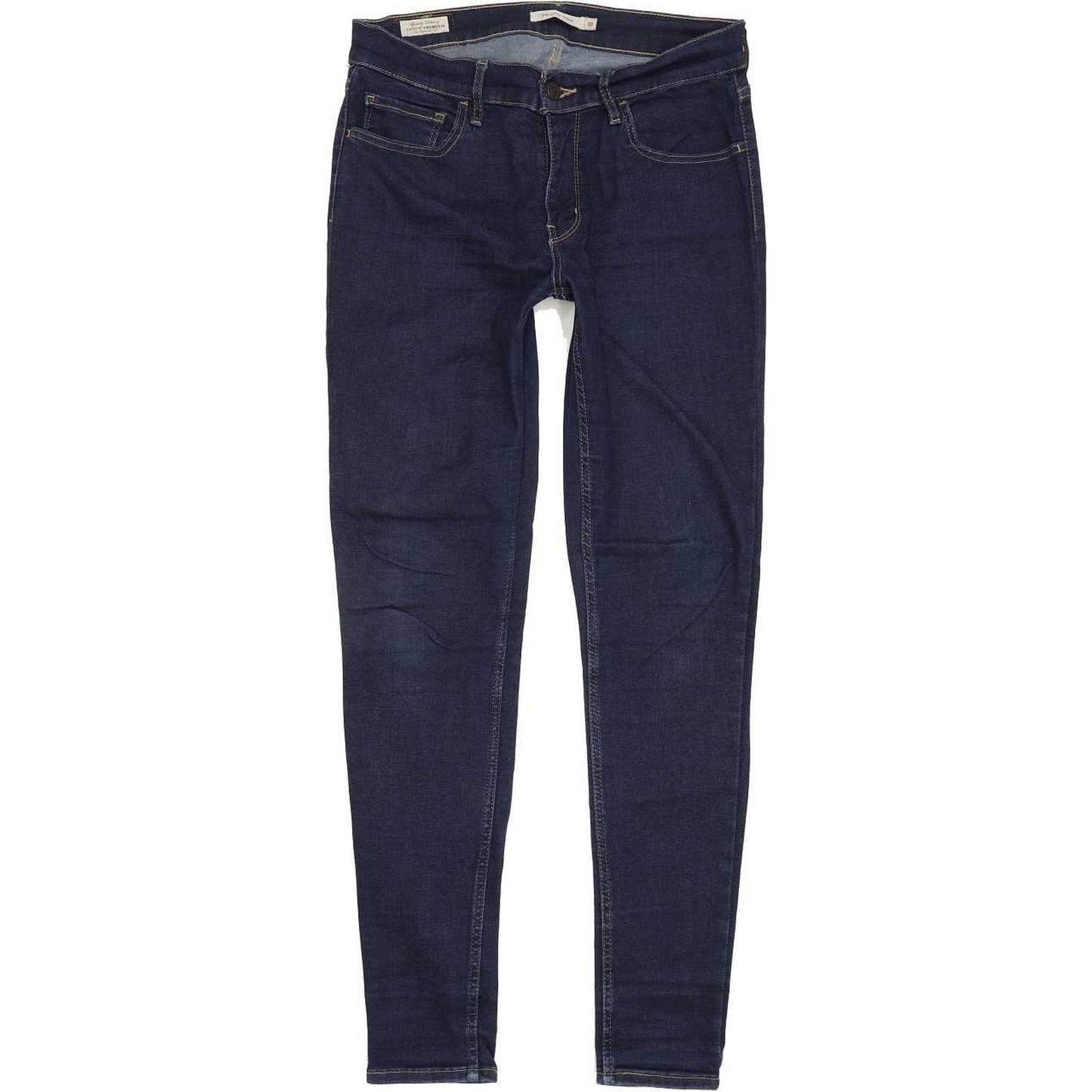 Levi's 710 Super Women Blue Skinny Slim Stretch Jeans W30 L30