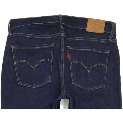 Levi's 710 Super Women Blue Skinny Slim Stretch Jeans W30 L30