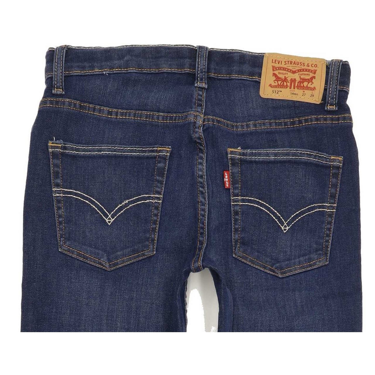 Levi's 512 Kids Blue Tapered Slim Stretch Jeans W27 L29