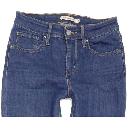 Levi's 721 High Rise Women Blue Skinny Stretch Jeans W26 L31