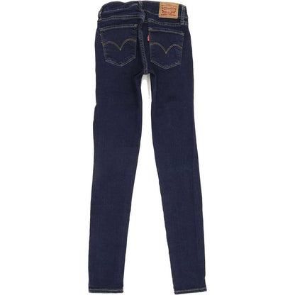 Levi's 711 Women Blue Skinny Slim Stretch Jeans W25 L30