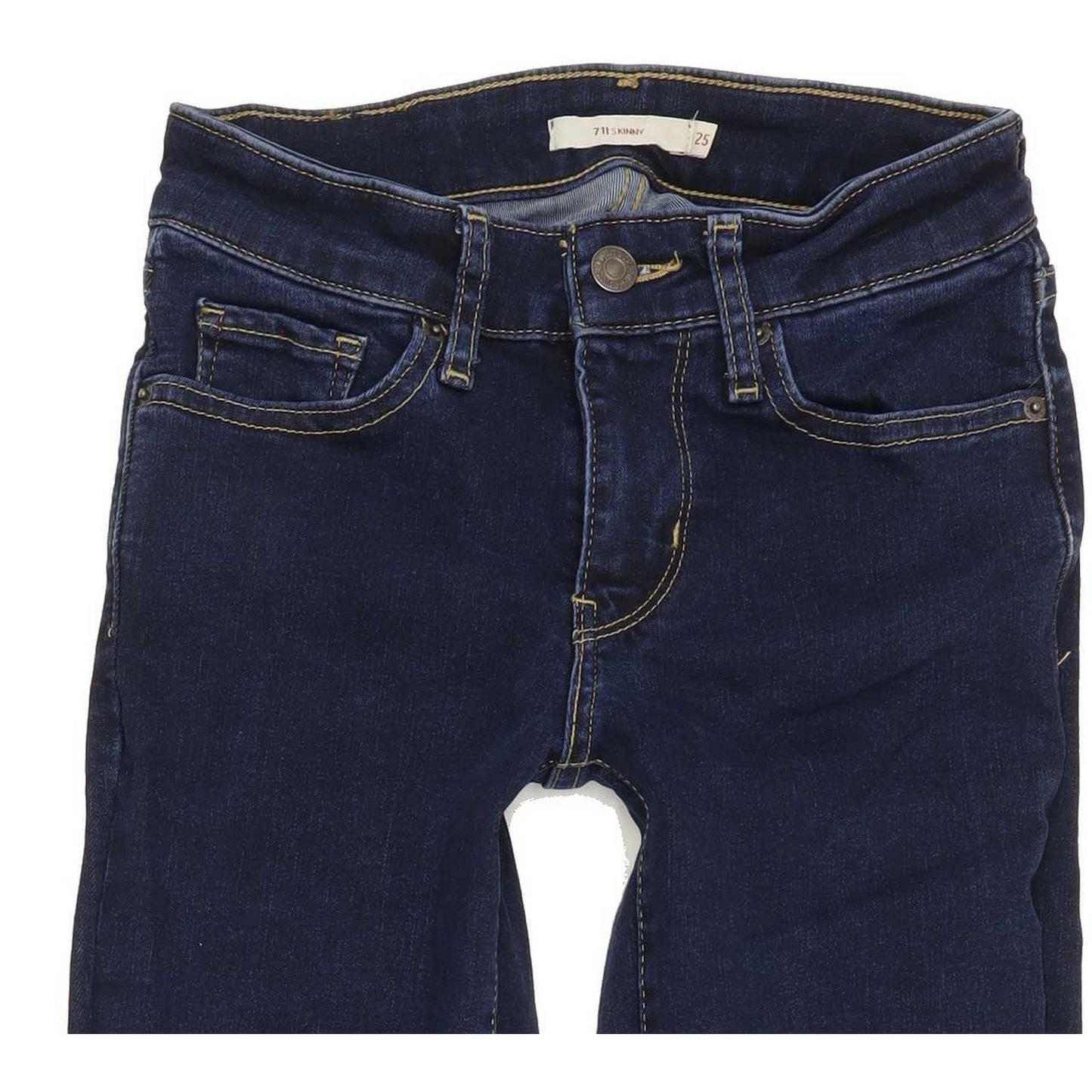 Levi's 711 Women Blue Skinny Slim Stretch Jeans W25 L30