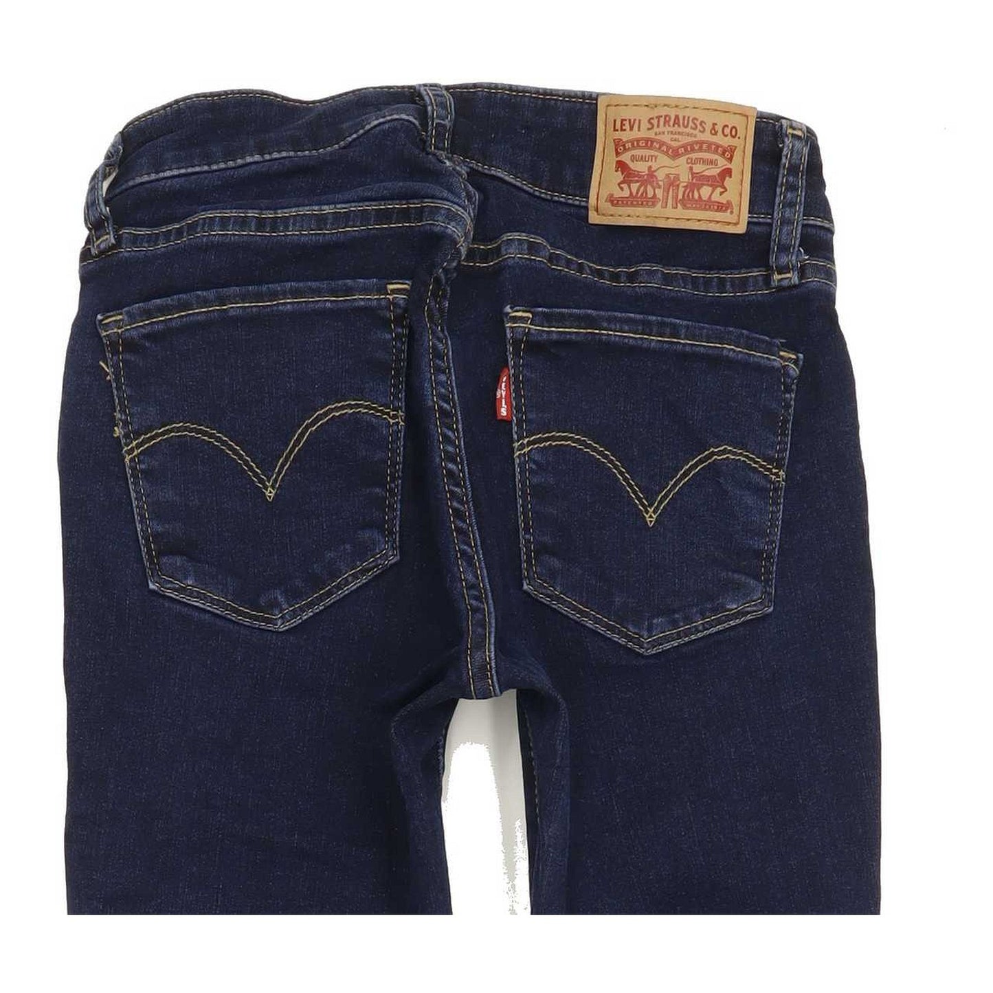 Levi's 711 Women Blue Skinny Slim Stretch Jeans W25 L30