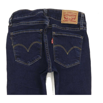 Levi's 711 Women Blue Skinny Slim Stretch Jeans W25 L30