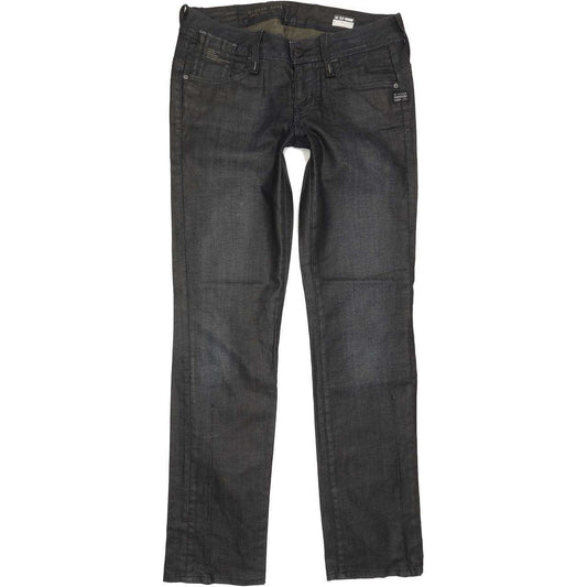 G-Star Elect Women Navy Straight Slim Stretch Jeans W29 L31