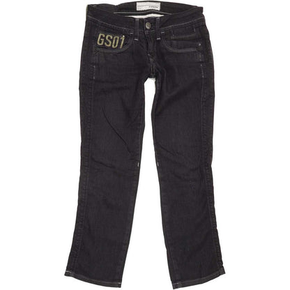 G-Star Saville Women Navy Straight Slim Stretch Jeans W26 L26