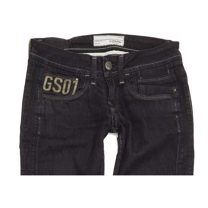 G-Star Saville Women Navy Straight Slim Stretch Jeans W26 L26