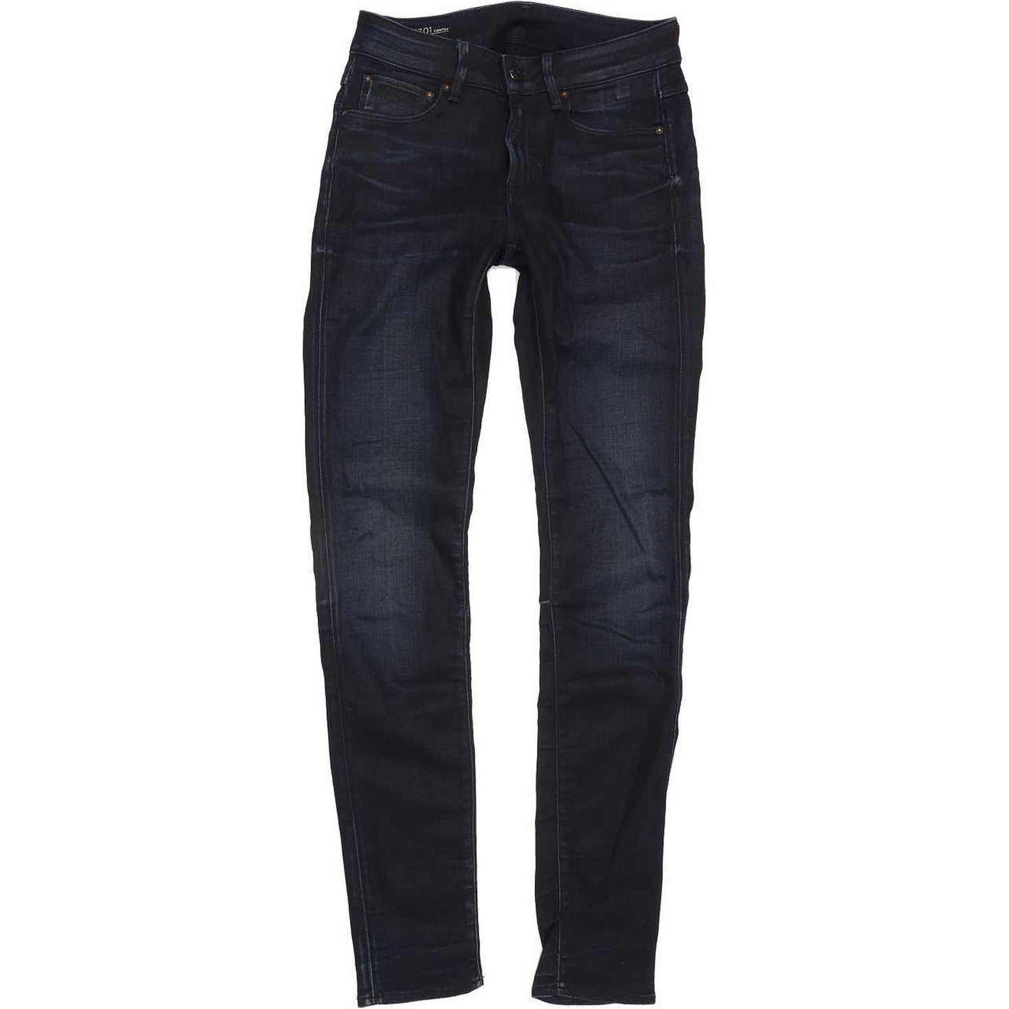 G-Star 3301 Contour Women Navy Skinny Slim Stretch Jeans W28 L32
