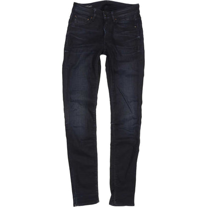 G-Star 3301 Contour Women Navy Skinny Slim Stretch Jeans W28 L32