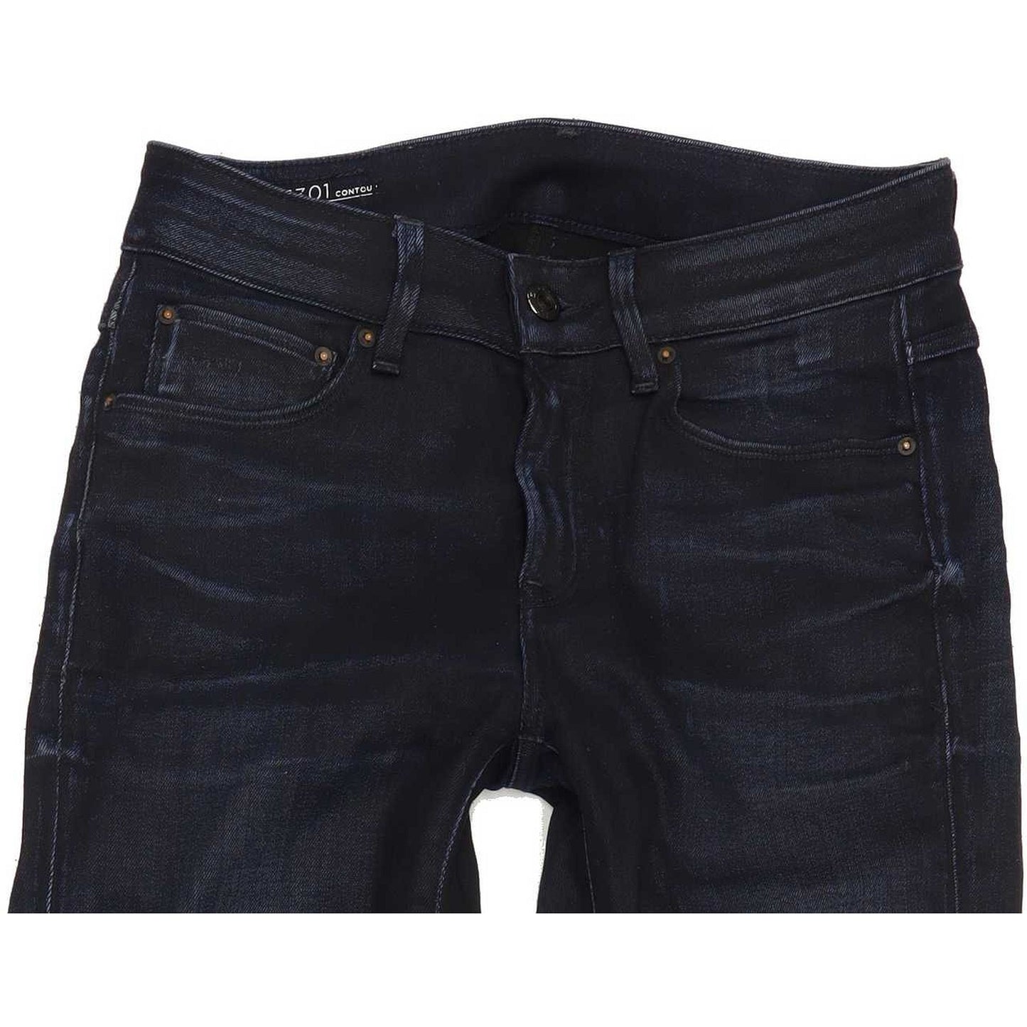 G-Star 3301 Contour Women Navy Skinny Slim Stretch Jeans W28 L32