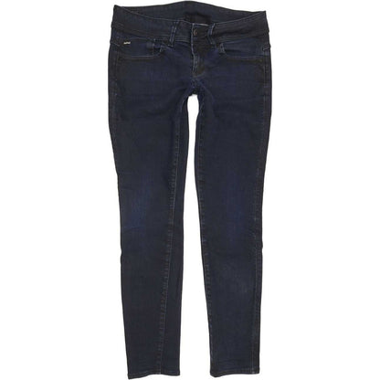 G-Star Lynn Mid Women Navy Skinny Slim Stretch Jeans W28 L29