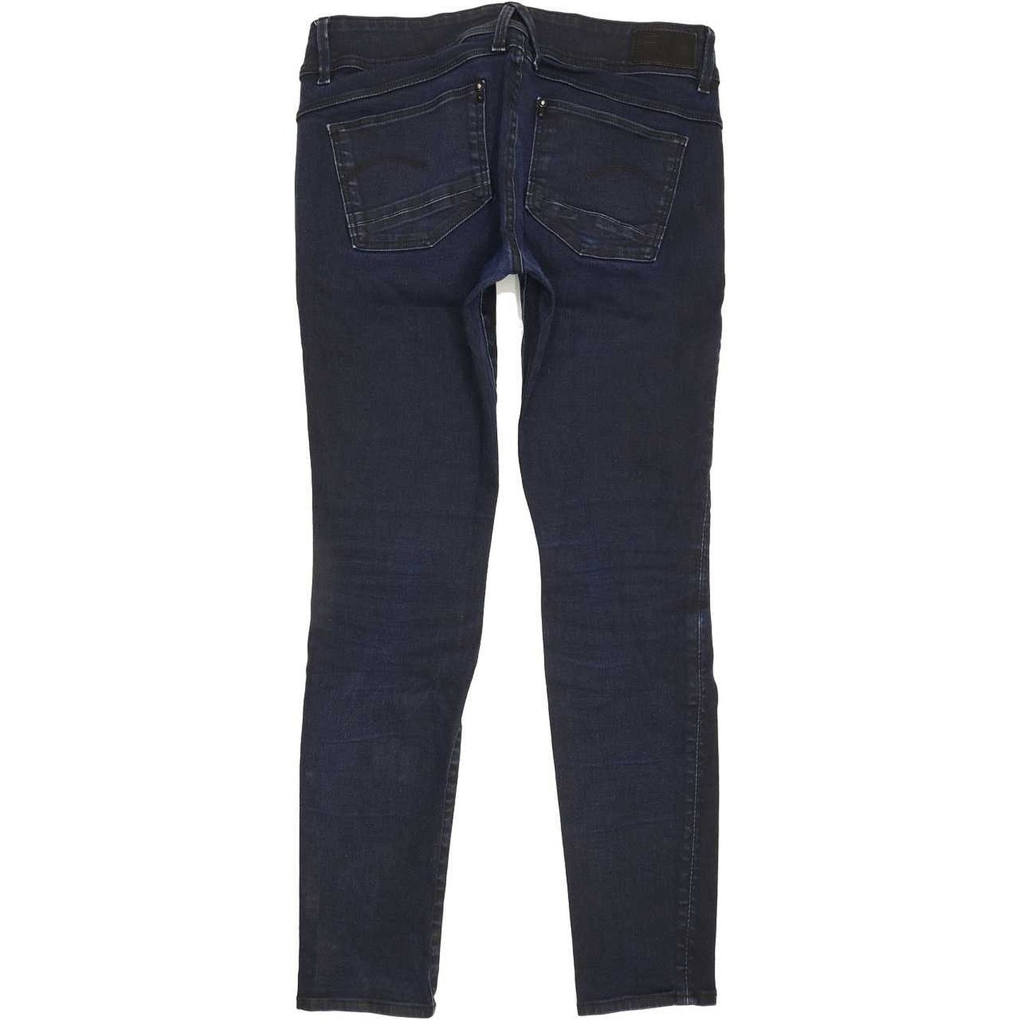 G-Star Lynn Mid Women Navy Skinny Slim Stretch Jeans W28 L29