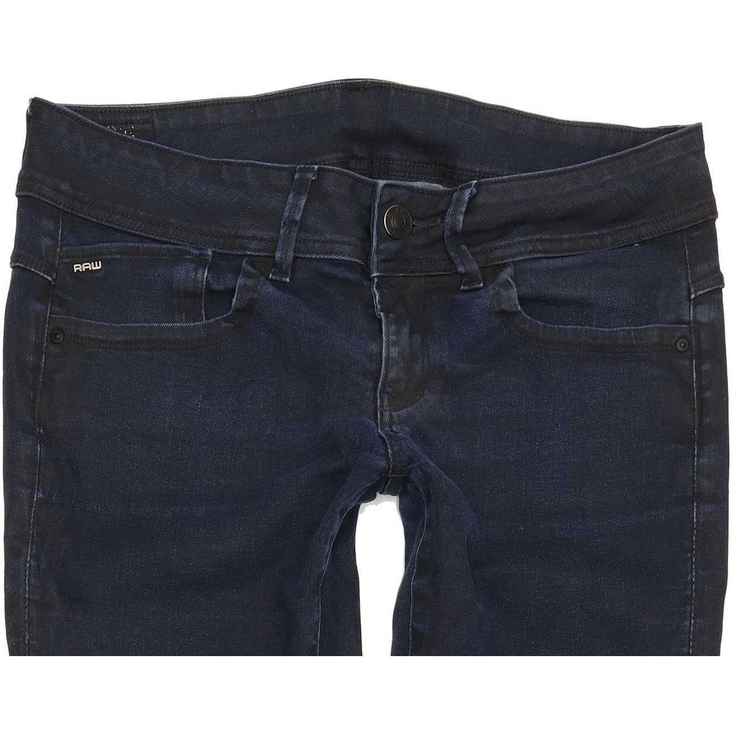 G-Star Lynn Mid Women Navy Skinny Slim Stretch Jeans W28 L29