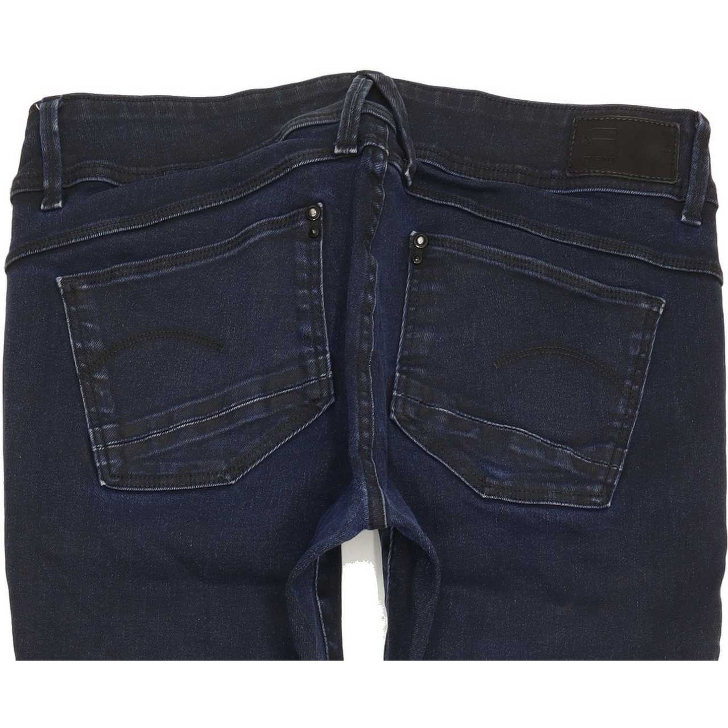 G-Star Lynn Mid Women Navy Skinny Slim Stretch Jeans W28 L29