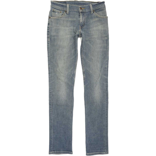 Levi's 510 Men Blue Skinny Slim Stretch Jeans W28 L30