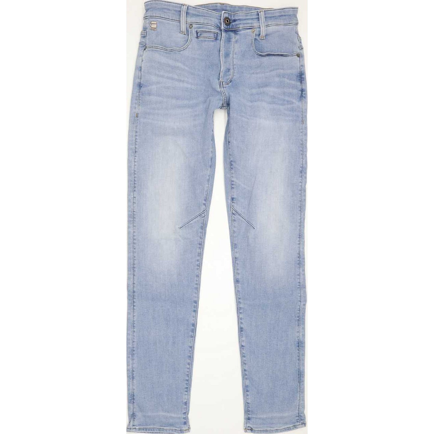 G-Star D-staq 5pkt Men Blue Straight Slim Stretch Jeans W30 L33
