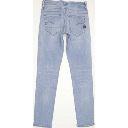 G-Star D-staq 5pkt Men Blue Straight Slim Stretch Jeans W30 L33