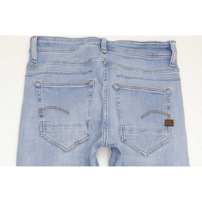 G-Star D-staq 5pkt Men Blue Straight Slim Stretch Jeans W30 L33