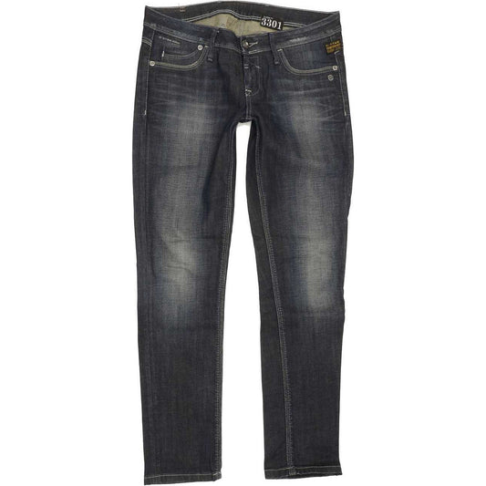 G-Star New Tag Women Blue Skinny Slim Stretch Jeans W28 L30