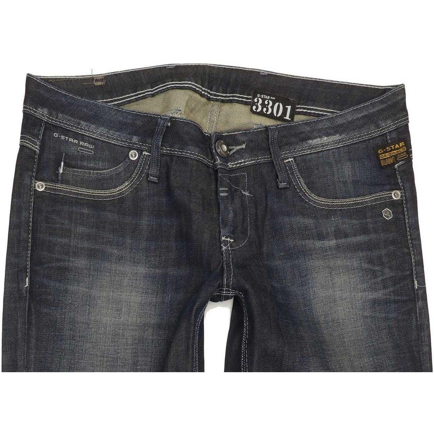 G-Star New Tag Women Blue Skinny Slim Stretch Jeans W28 L30