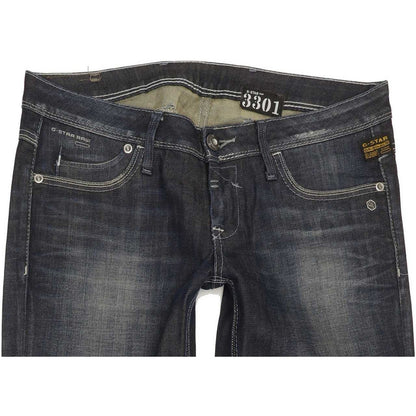 G-Star New Tag Women Blue Skinny Slim Stretch Jeans W28 L30