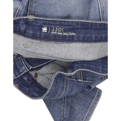 G-Star 3301 High Rise Men Blue Skinny Jeans W26 L28