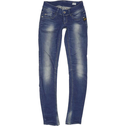 G-Star Lynn Women Blue Skinny Slim Stretch Jeans W26 L33