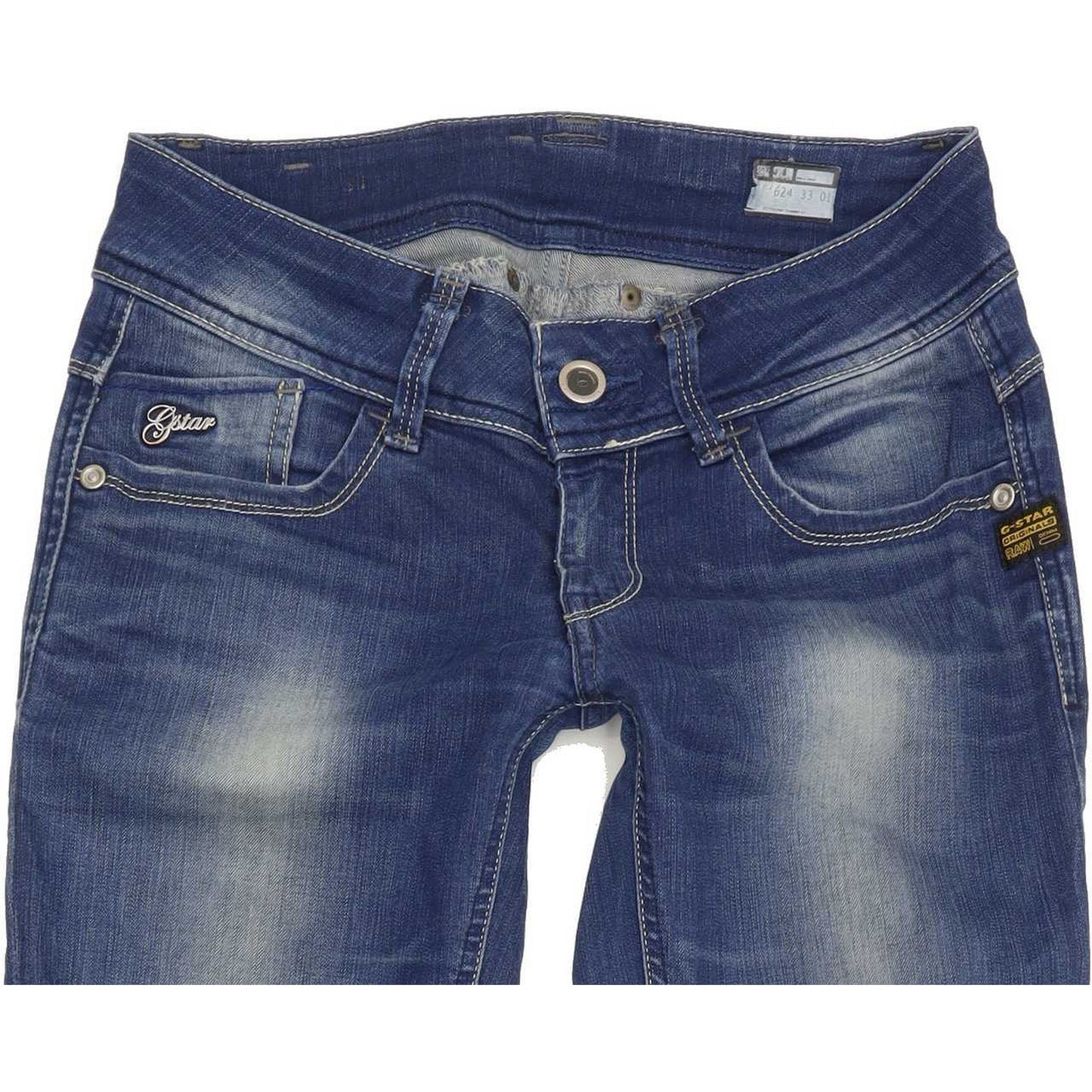 G-Star Lynn Women Blue Skinny Slim Stretch Jeans W26 L33