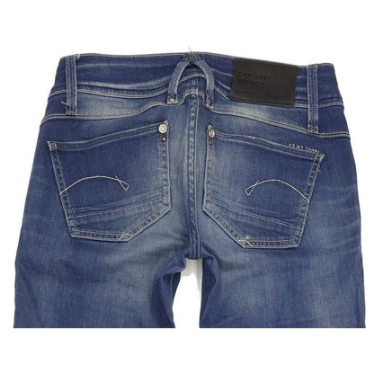 G-Star Lynn Women Blue Skinny Slim Stretch Jeans W26 L33