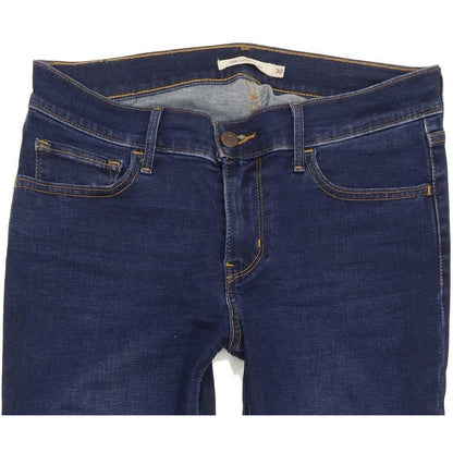 Levi's 710 Super Women Blue Skinny Slim Stretch Jeans W30 L30