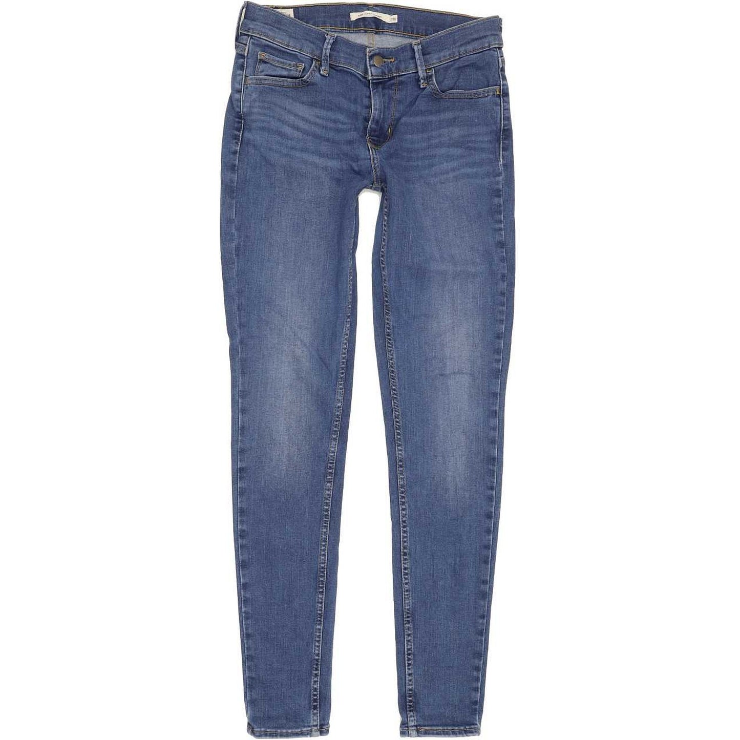 Levi's 710 Super Women Blue Skinny Slim Stretch Jeans W28 L29