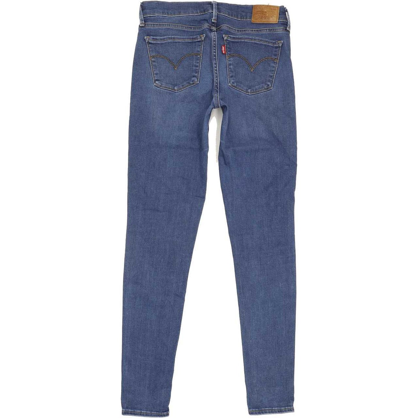Levi's 710 Super Women Blue Skinny Slim Stretch Jeans W28 L29