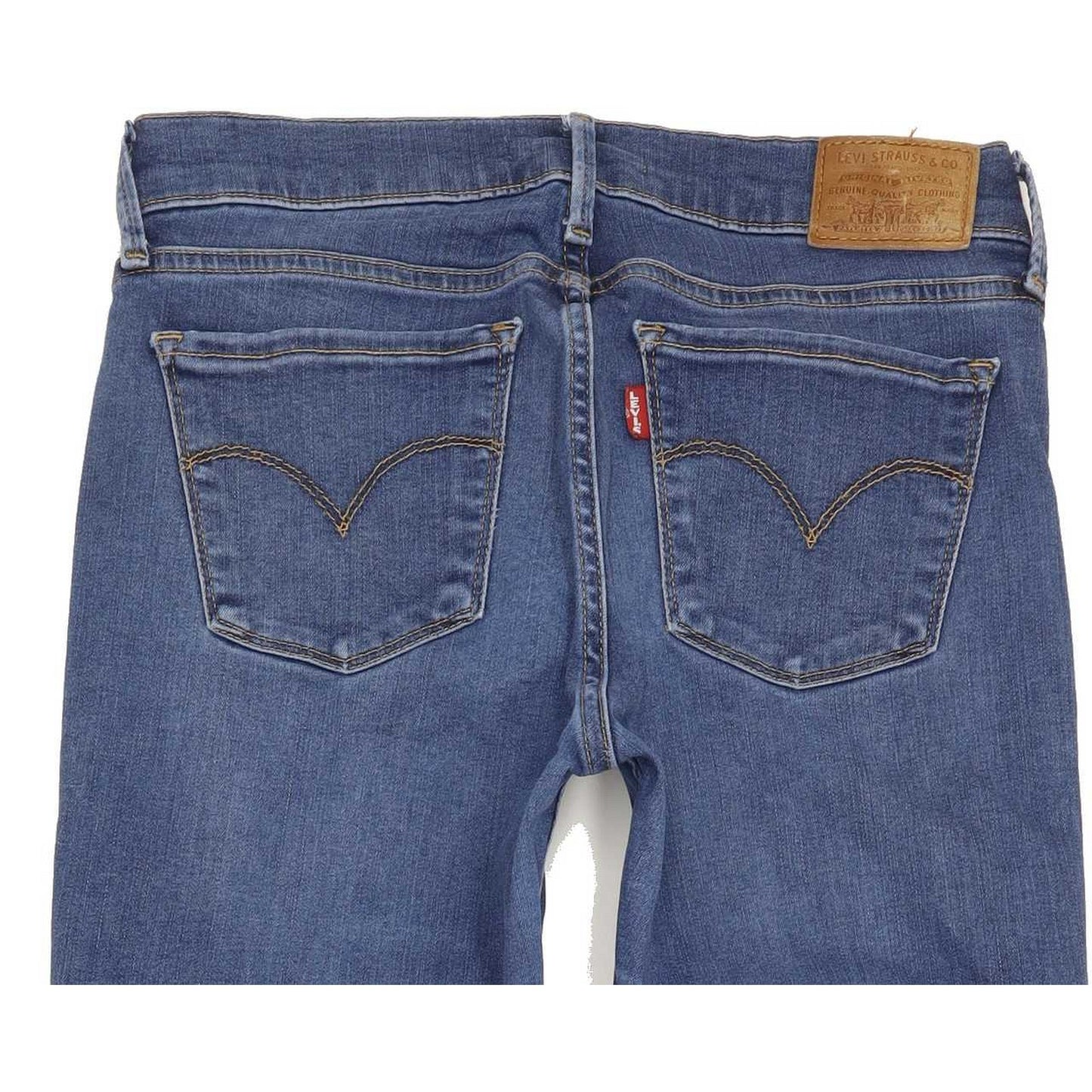 Levi's 710 Super Women Blue Skinny Slim Stretch Jeans W28 L29