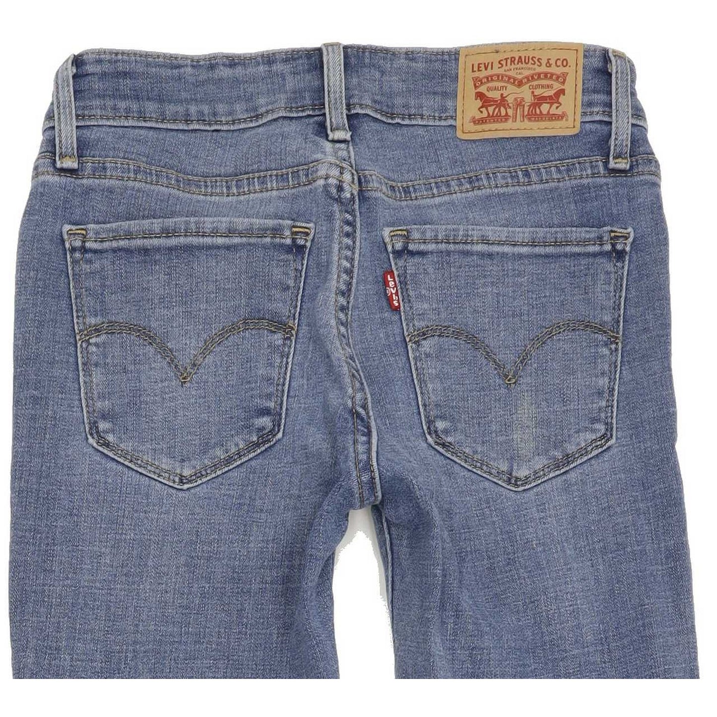 Levi's 711 Women Blue Skinny Slim Stretch Jeans W25 L32