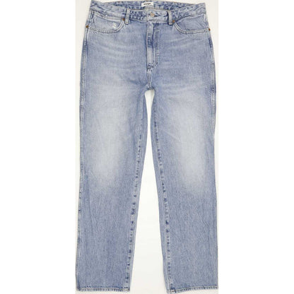 Wrangler Retro Men Blue Straight Loose Boyfriend Jeans W32 L32
