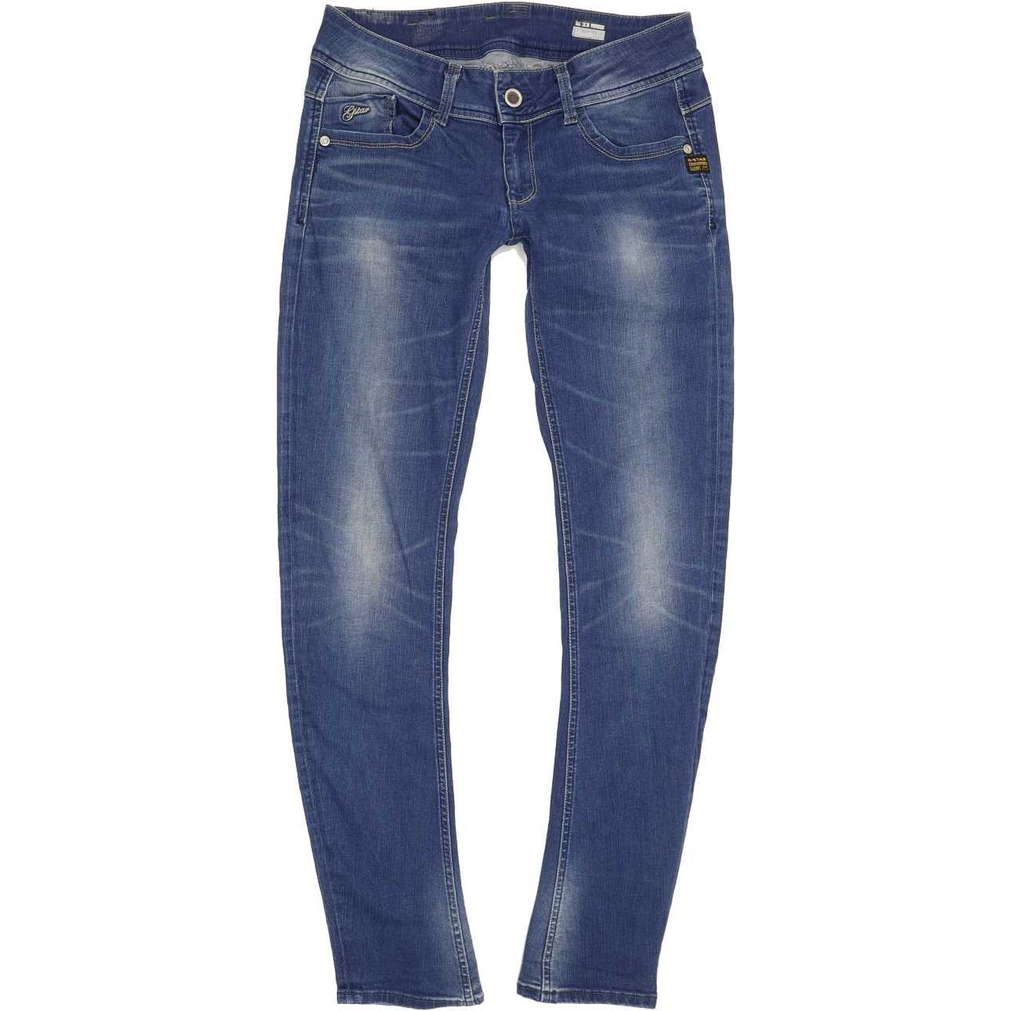 G-Star Lynn Women Blue Skinny Slim Stretch Jeans W29 L31