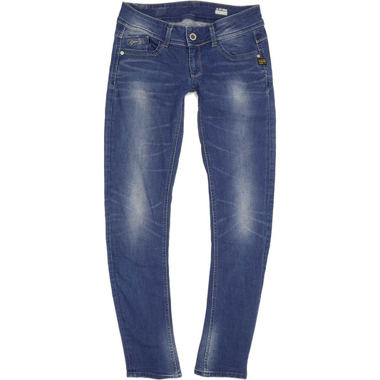 G-Star Lynn Women Blue Skinny Slim Stretch Jeans W29 L31